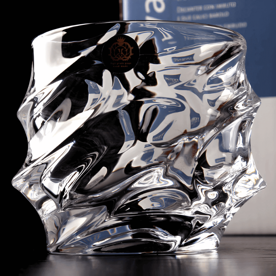 Storm Japanese Crystal Glasses & Decanter Set